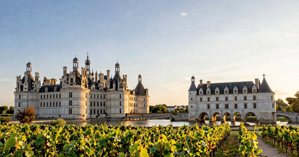 châteaux de la loire en 2 jours : itinéraire efficace