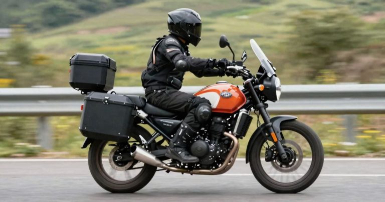 voyager léger en moto : maîtrisez poids, sécurité et confort