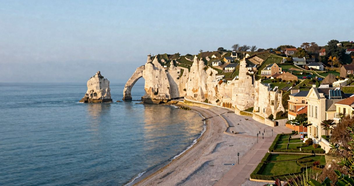 Étretat: nature et culture – itinéraire serein et secrets