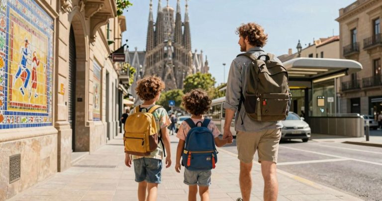 barcelone en famille: parcours 3 jours + billets coupe file